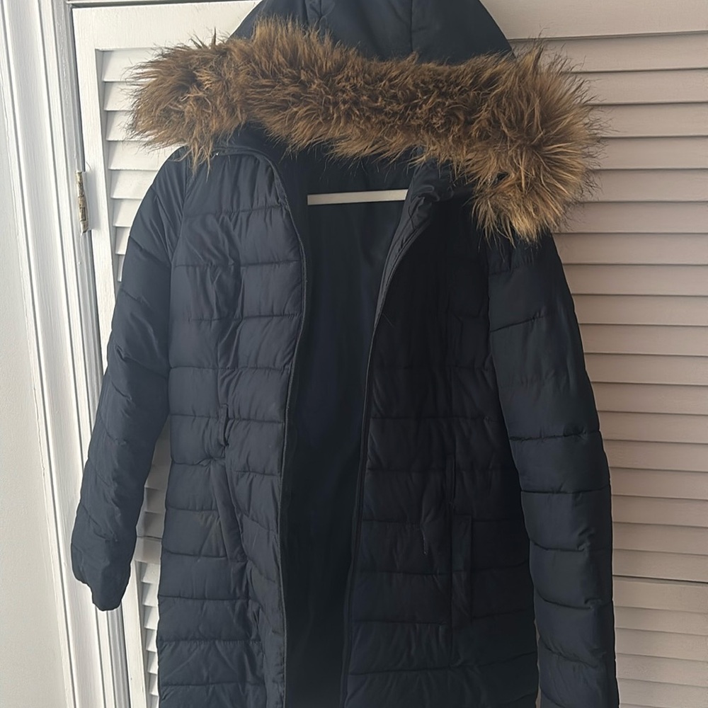 Hollister Navy Blue Parka